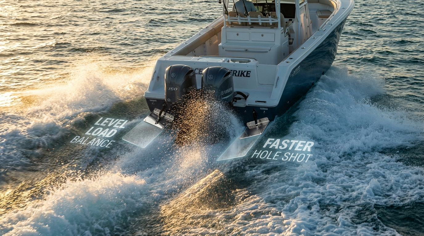 Bennett vs. Lenco Trim Tabs: Hydraulic or Electric?