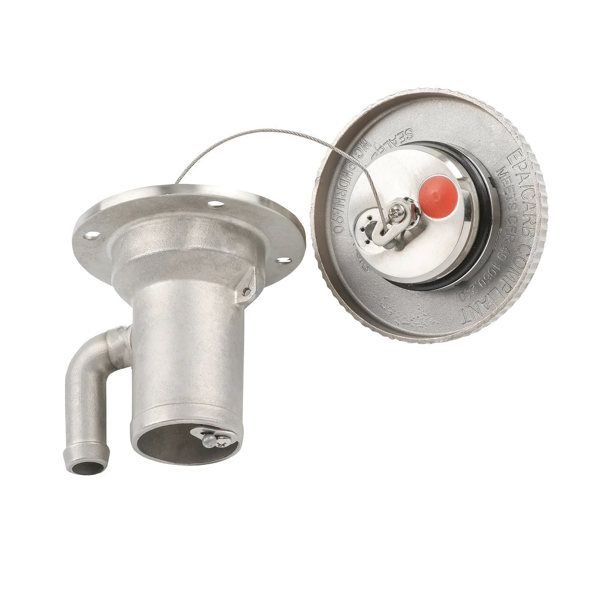 Gas Deck Fill, 316 S.S. 90° EPA Deck Fill Pressurized (Gas)