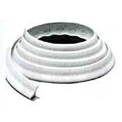 White Twin-Flap Vinyl Deck Channel