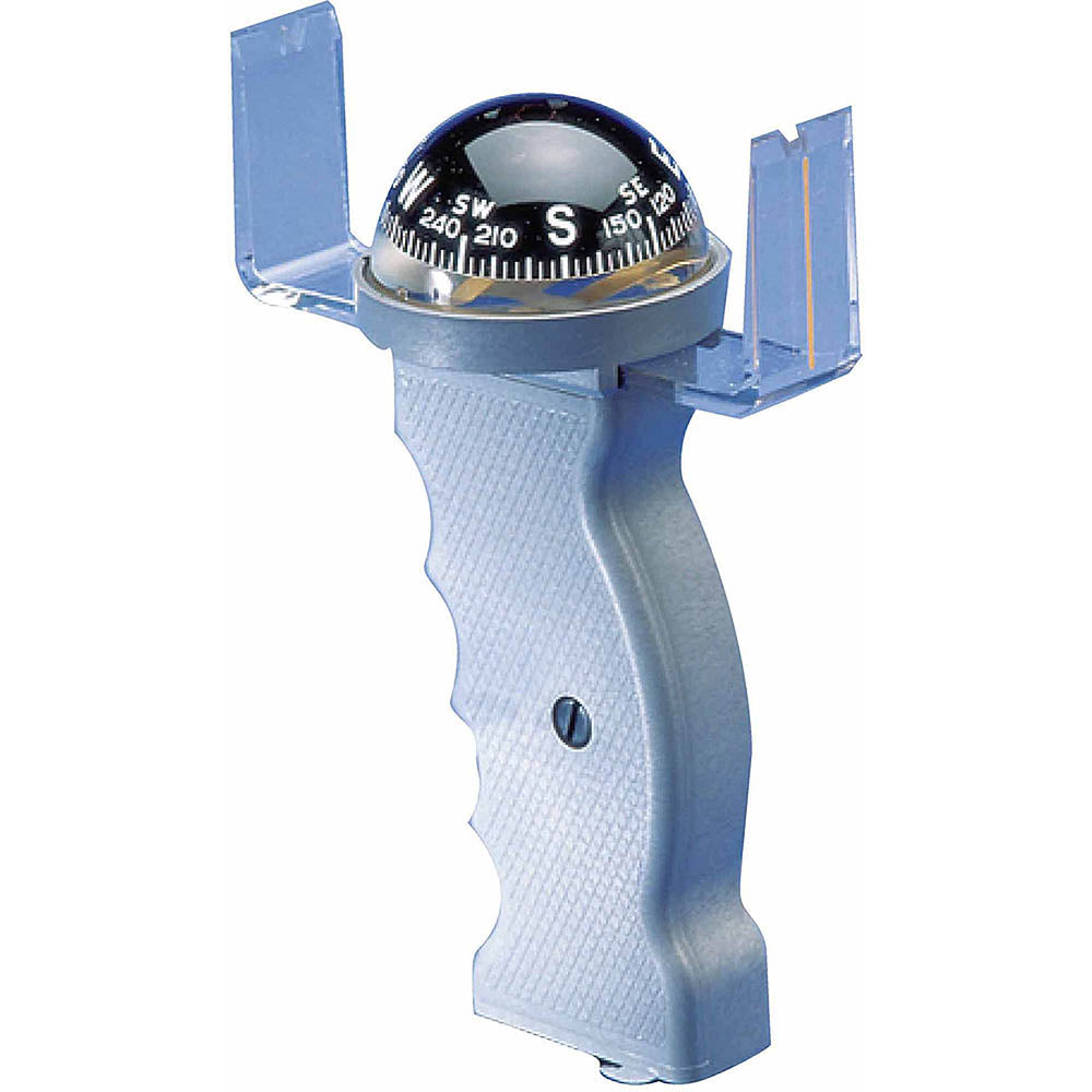 Hand Bearing Compass, Grey, Illuminated, Northern Hemisphere Only