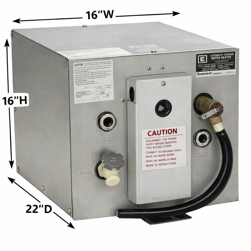 Whale 11 Gallon 120V Water Heater, Galvanized Steel, S1100