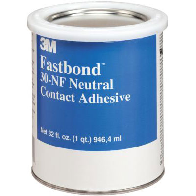 Fastbond, 30-NF Contact Adhesive, Neutral, 1 quart 3M