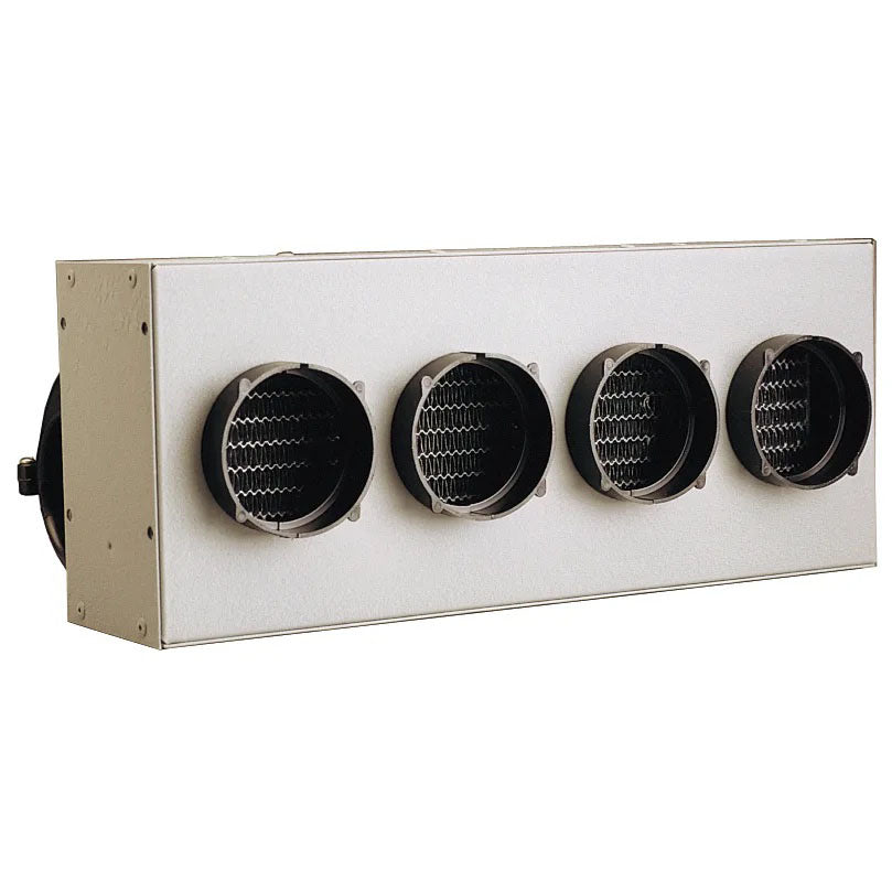 3H Complete Kit Quad-vent, w/ 4 Black Rotair Vents (12V)