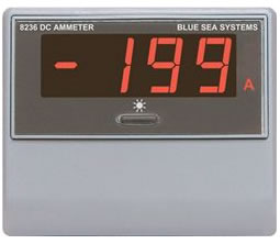 DC Digital Ammeter, -500 to +500 Amps, 8236