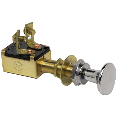 Push-Pull Switch, On-Off SPST, One Circuit, Normally Off