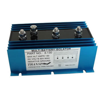 Battery Isolator, 130 Amp, BI 3-130