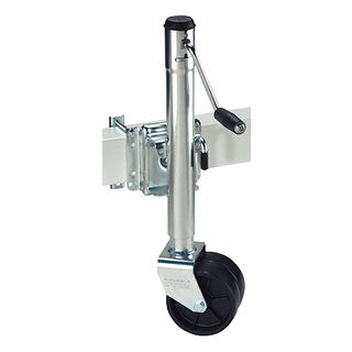Marine Trailer Jack - 1,500 lbs. Capacity, Side Wind, Bolt-On Side Mount, 12" Travel