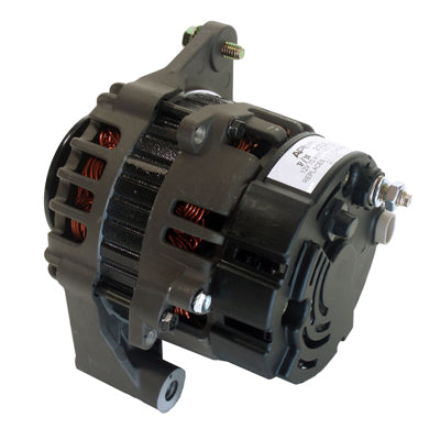 Alternator, Volvo, 12 Volt, 70 Amp, 2" mounting Foot V-Groove Pulley, Replaces Volvo # 3862612