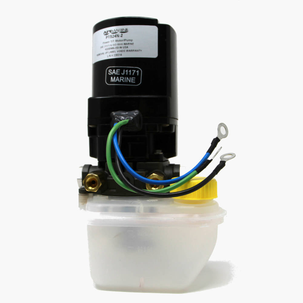 Tilt Trim Power Unit, 3-Wire 24V Motor, Reservoir & 2-Hose Pump