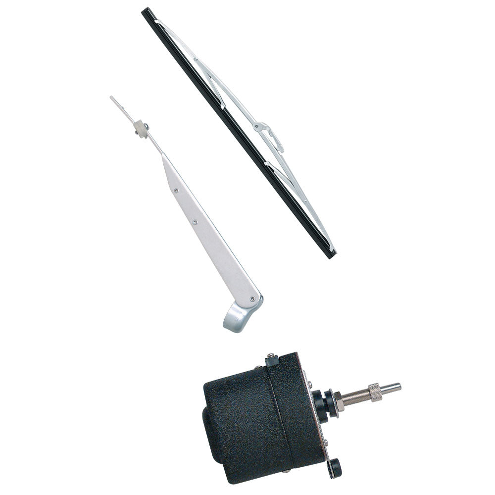 Windscreen Wiper Kit, Standard Motor, 3.5" Shaft, 80 Degree Sweep