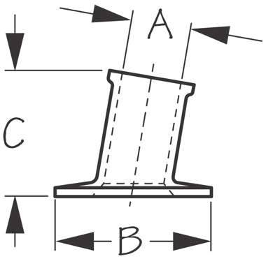 Sea-Dog, Flagpole Socket, 1"