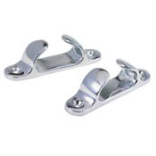Perko Straight Chock, 4" Chrome, Sold in Pairs
