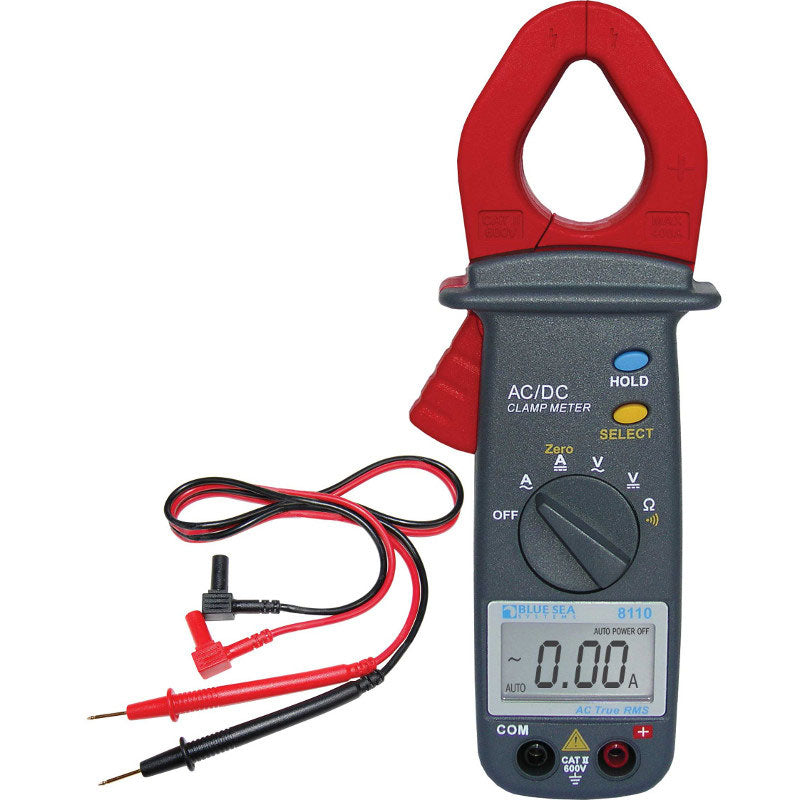 Blue Sea Systems 8110, Mini Clamp Meter AC/DC 600V