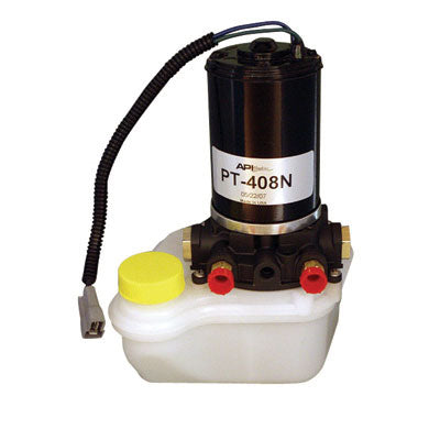 Trim Motor Pump & Reservoir PT408N, Volvo, 2001 w/O-Ring Fittings, 2-Wire Motor/Res/2-Hose Pump