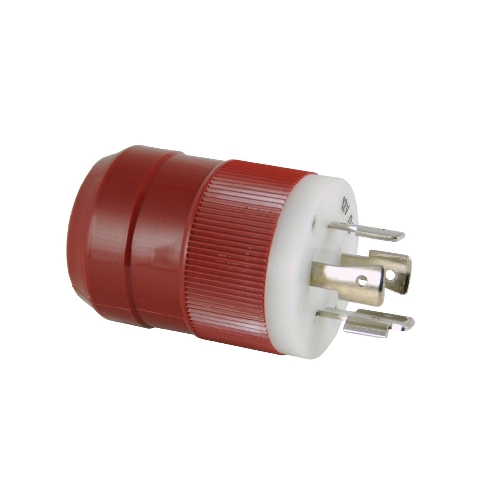 4-Wire 12V Charger Plug (Male), Red