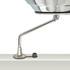 Magma, Deck Socket Stainless Steel, BBQ Mount, Deck Socket, Locking Flush