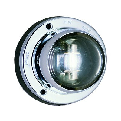 Perko Vertical Surface Mount, Stern Light, 12 volt, Chrome Plated