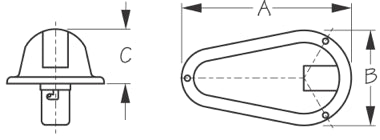 Sea-Dog, Side Light, Stainless, Pair Red & Green