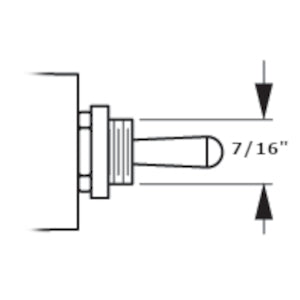 Sea-Dog, Waterproof Cap for Toggle Switch 420465