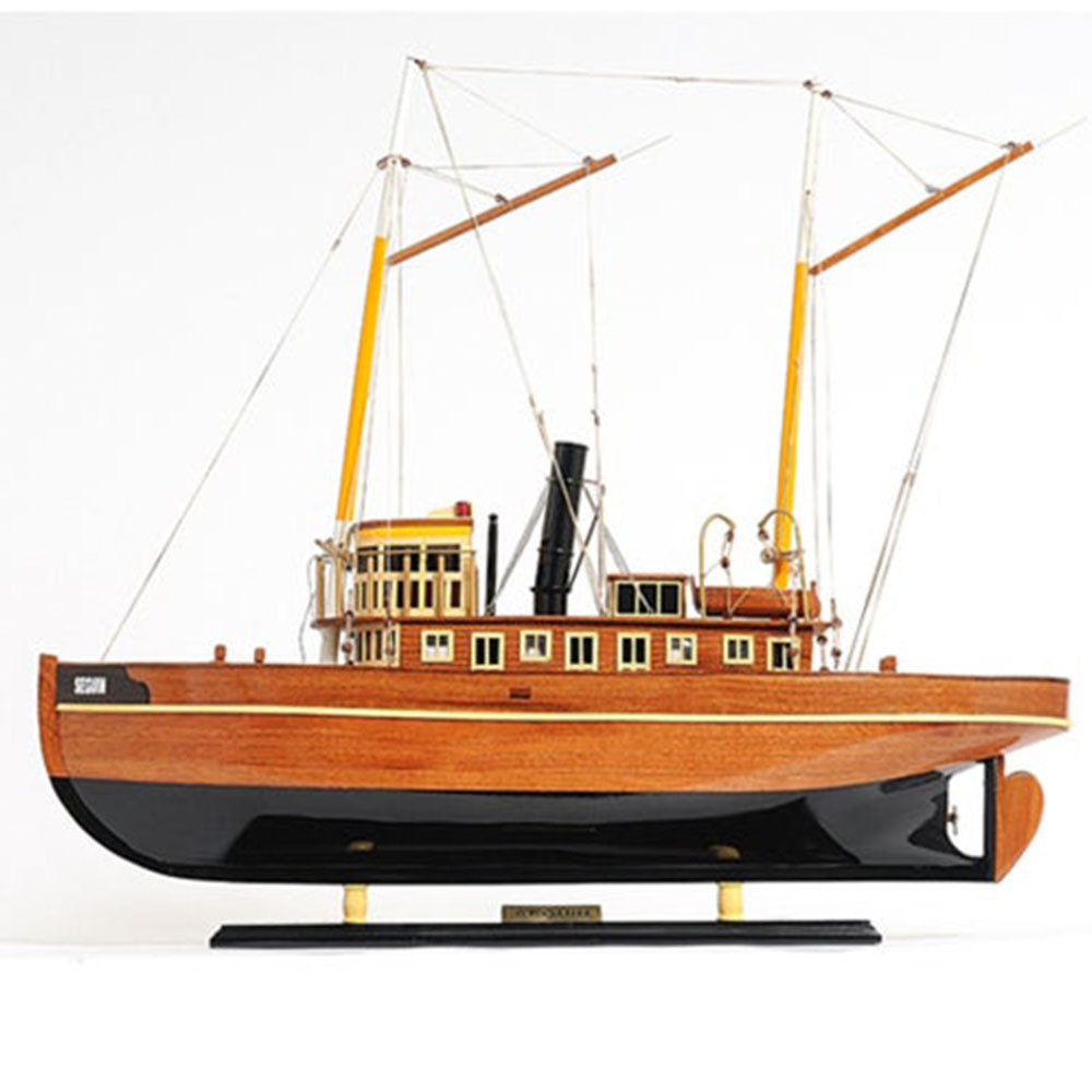 Seguin Tug Boat - Wooden Model Boat, 26"L