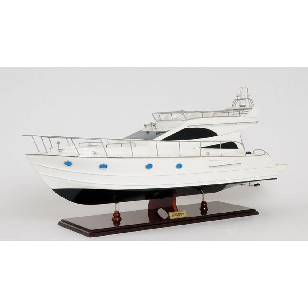 Viking Sport Cruiser, 54 - Painted Wooden Model Yacht, 36"L