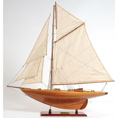 Pen Duick, 1898 Regatta Cutter - Wooden Model Saiboat, 26"L