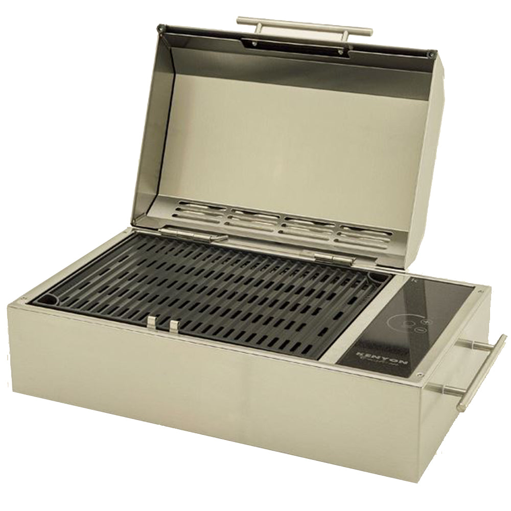 Stainless Steel Electric Grill, All Seasons Frontier, 1,300 Watt, 240 Volt, UL, 6 Amp., Portable