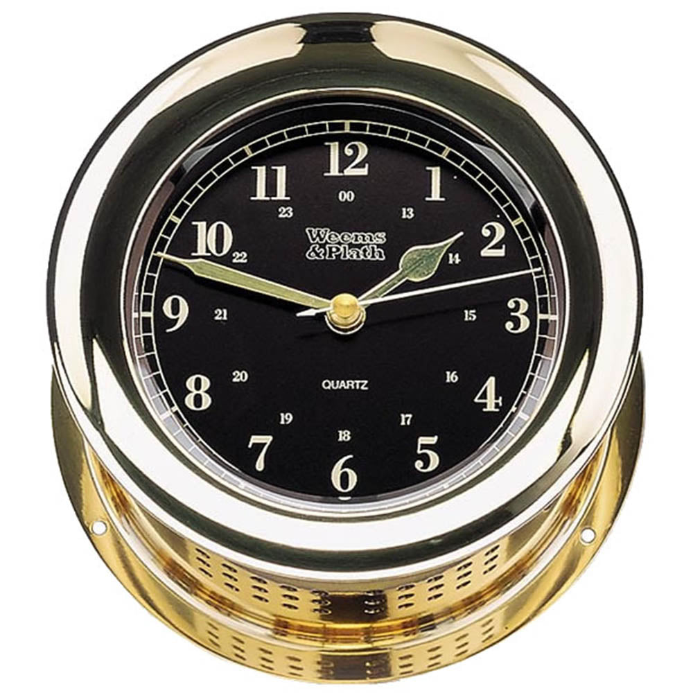 Weems and Plath, Atlantis Collection Clocks, Quartz Clock, Brass, Premiere