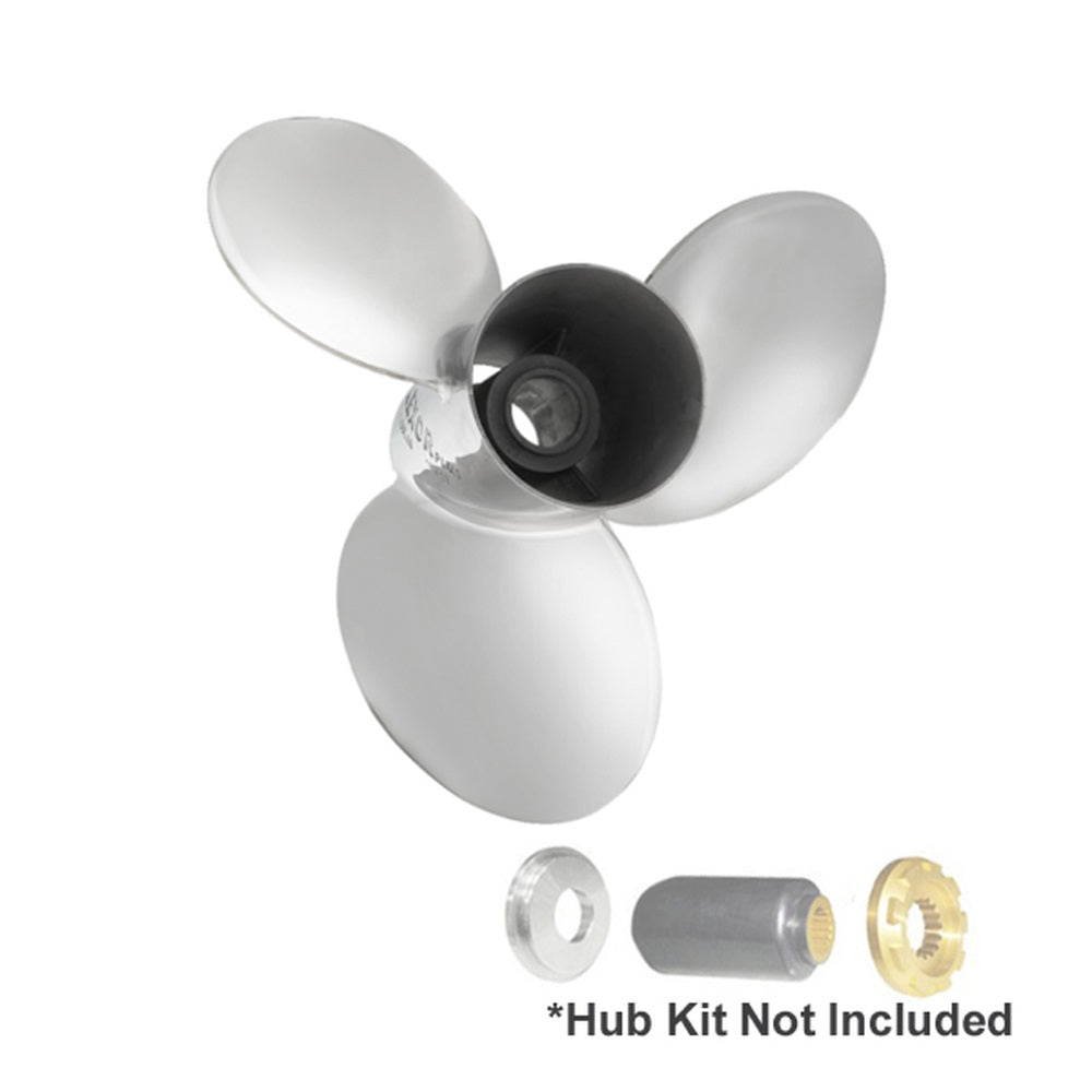 14.8" Dia. 23" Pitch, RH, 3-Blade, Stainless Steel, Rubex L3 Plus Prop