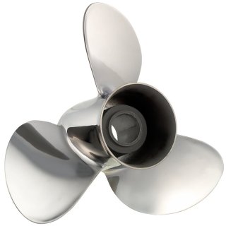14.5" Dia. 15" Pitch, RH, 3-Blade, Stainless Steel Rubex NS3 Propeller