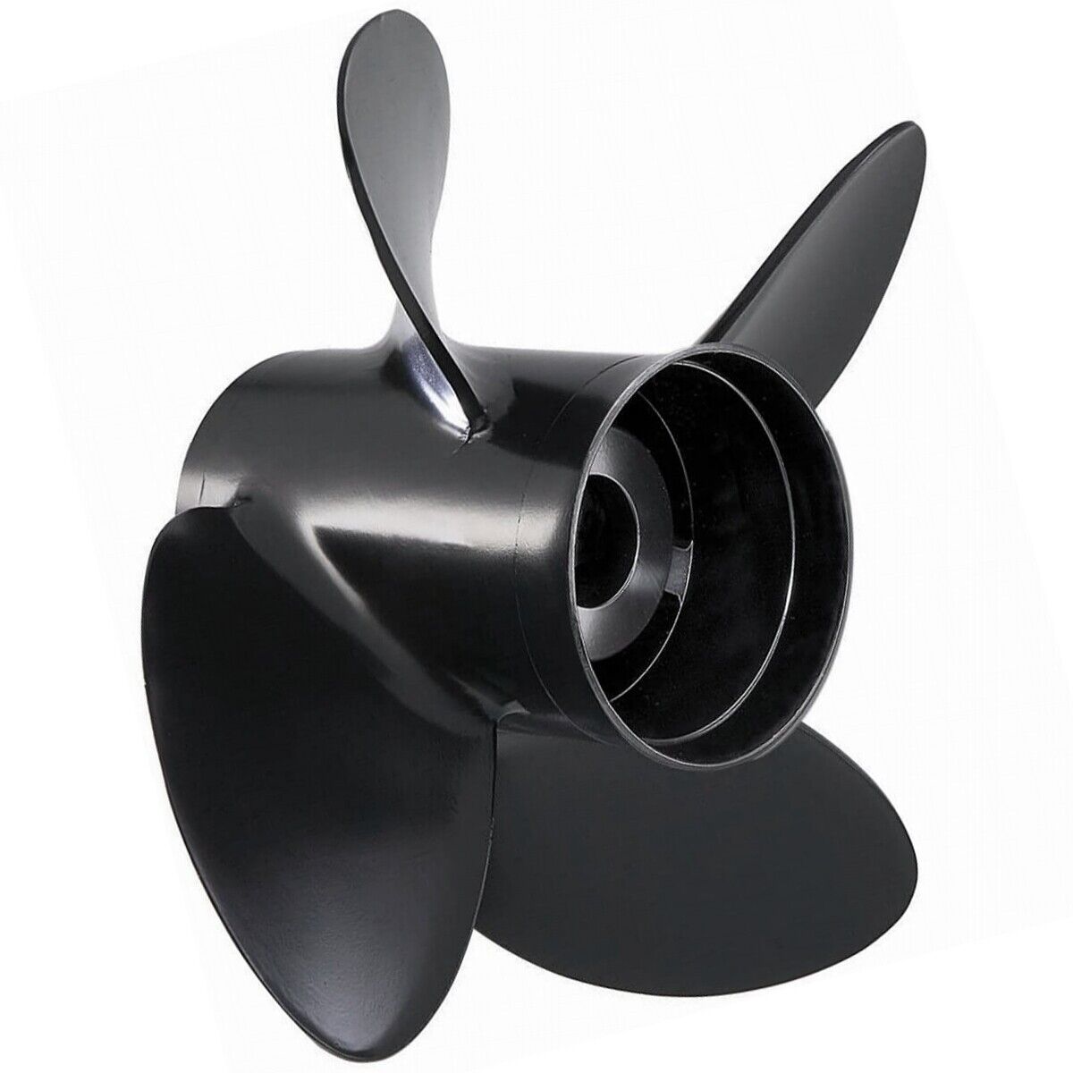 Rubex 4 Series 12-3/4"D x 17"P RH Rotation 4-Blade Aluminum Thru Hub Exhaust Propeller