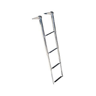 Over Platform Telescoping 4 - Step Ladder