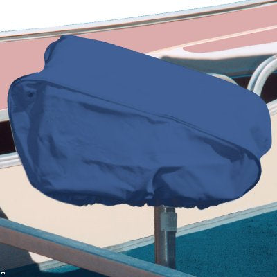 Folding Pedestal Seat Cover, Rip Stop Polyester, Navy