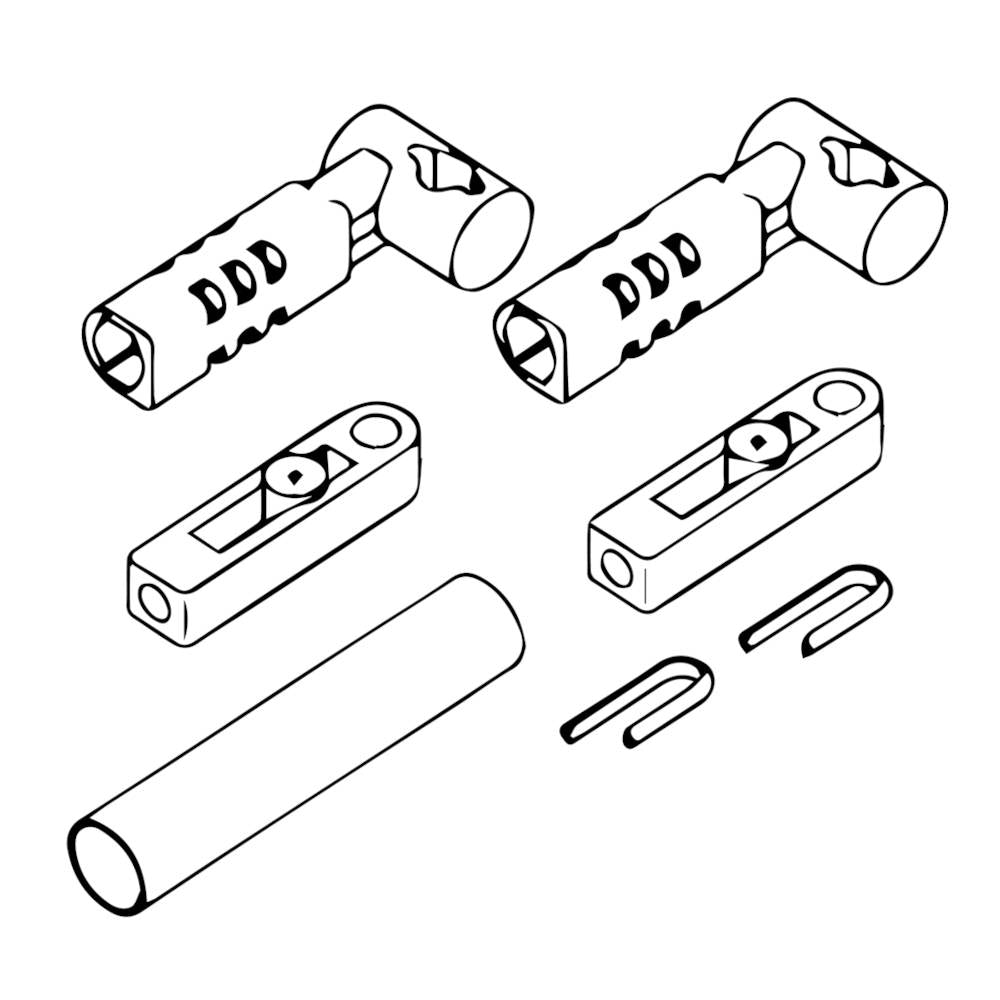 K56 Mercury Control Cable Connection Kit, Adapts C2, C8, Czero & 33c Cables