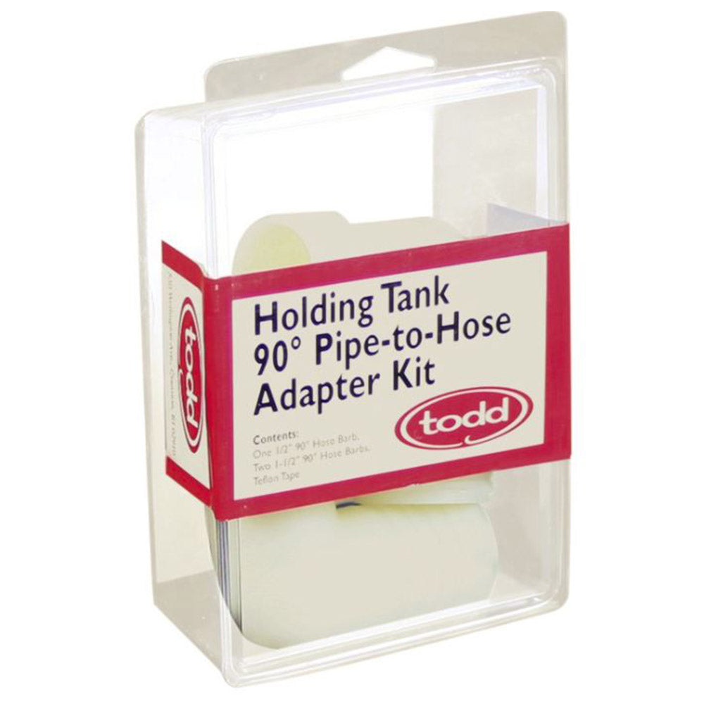 Todd Water Holding Tank 90 Deg. Pipe-to-Hose Adaptor Kit, 93-2221