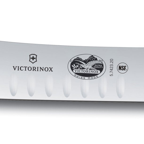 Victorinox  8" Butcher Knife with Granton Edge and Fibrox Handle, 5.7423.20