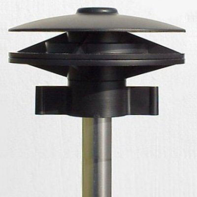 Boat Cover, Support Pole, Vent II, Anodized Aluminum, Adjustable