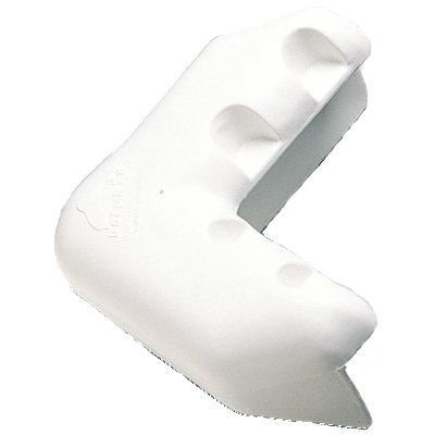 Dock Edge, Corner Bumper, Air Filled, Includes Screws & Holder, White, 12.25" x 11" x 4.5"