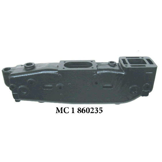 Direct Replacement Mercruiser 140hp, 181 cid 4 Cylinder Exhaust Manifold, MC-1-860235