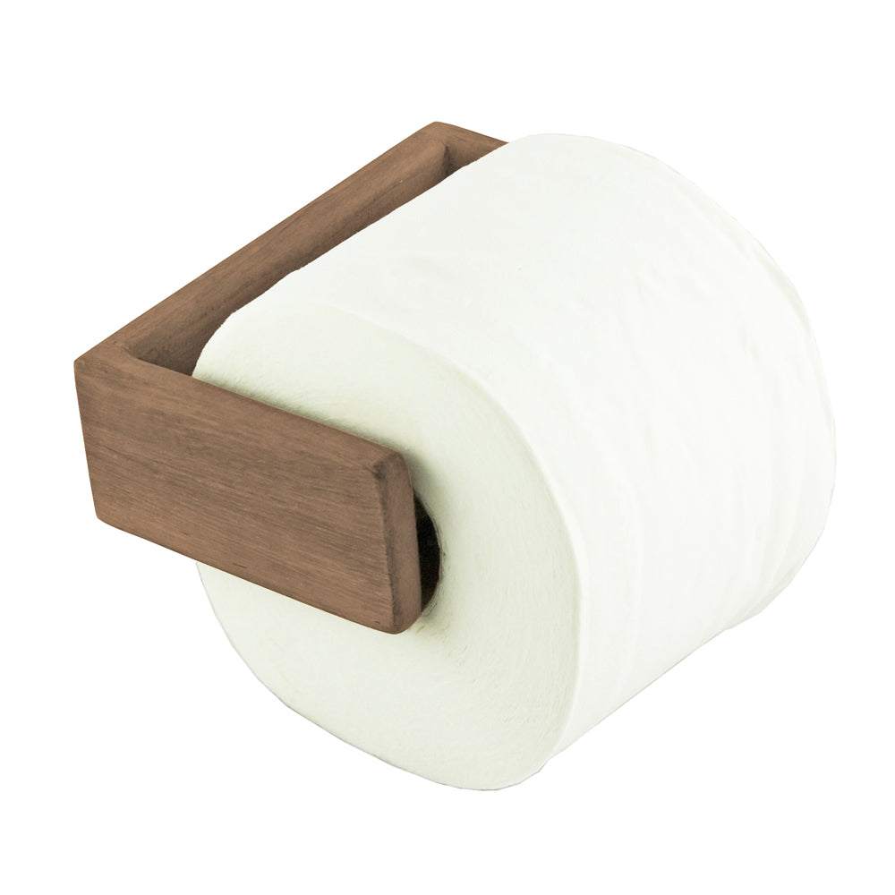 Teak Toilet Tissue Rack