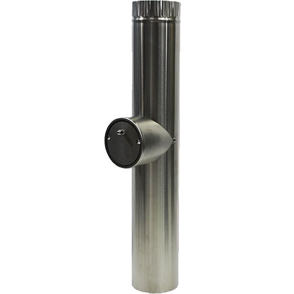 3" x 22" Pipe with Barometric Flue Damper