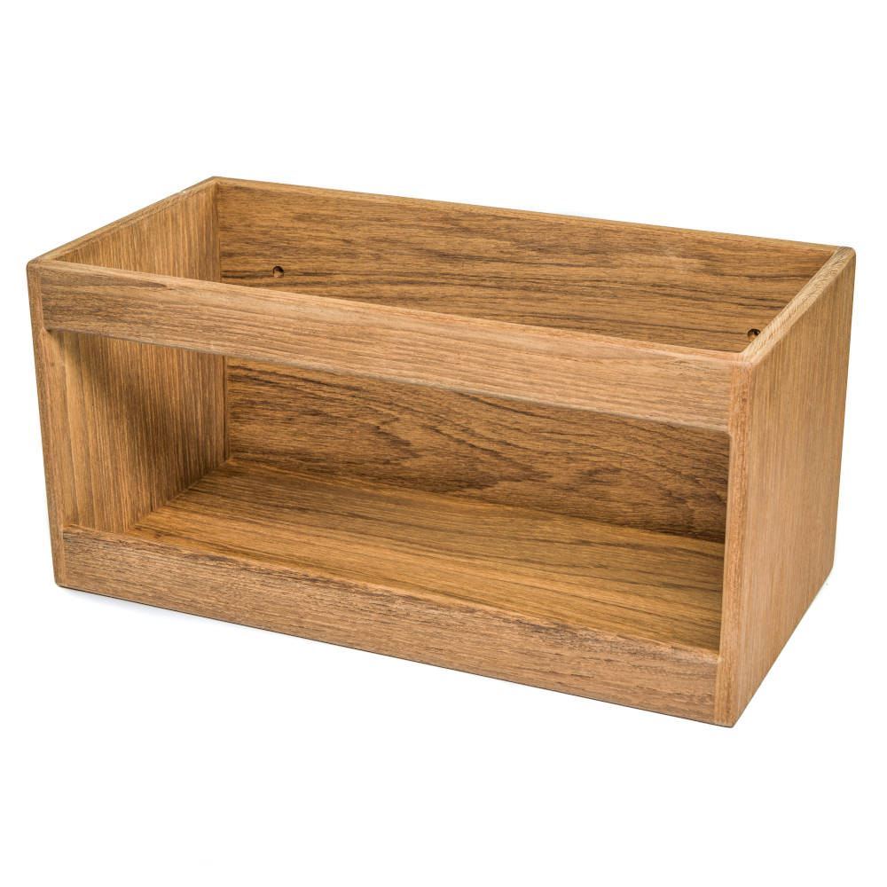 Teak Book Rack and Shelf Organizer