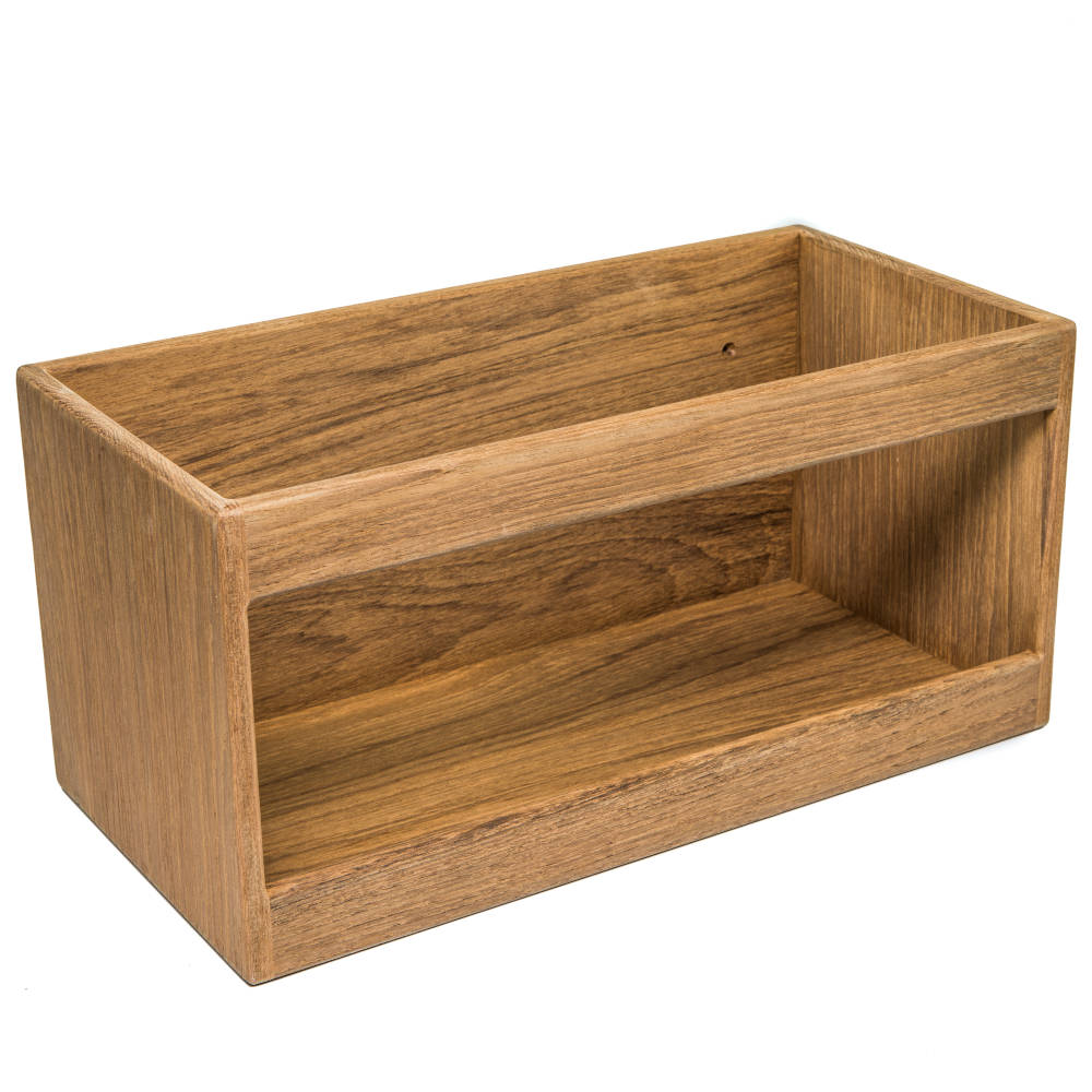 Teak Book Rack and Shelf Organizer