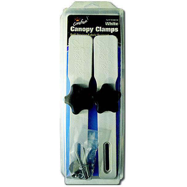 Carefree 902801W Canopy Clamps, White, 2ea