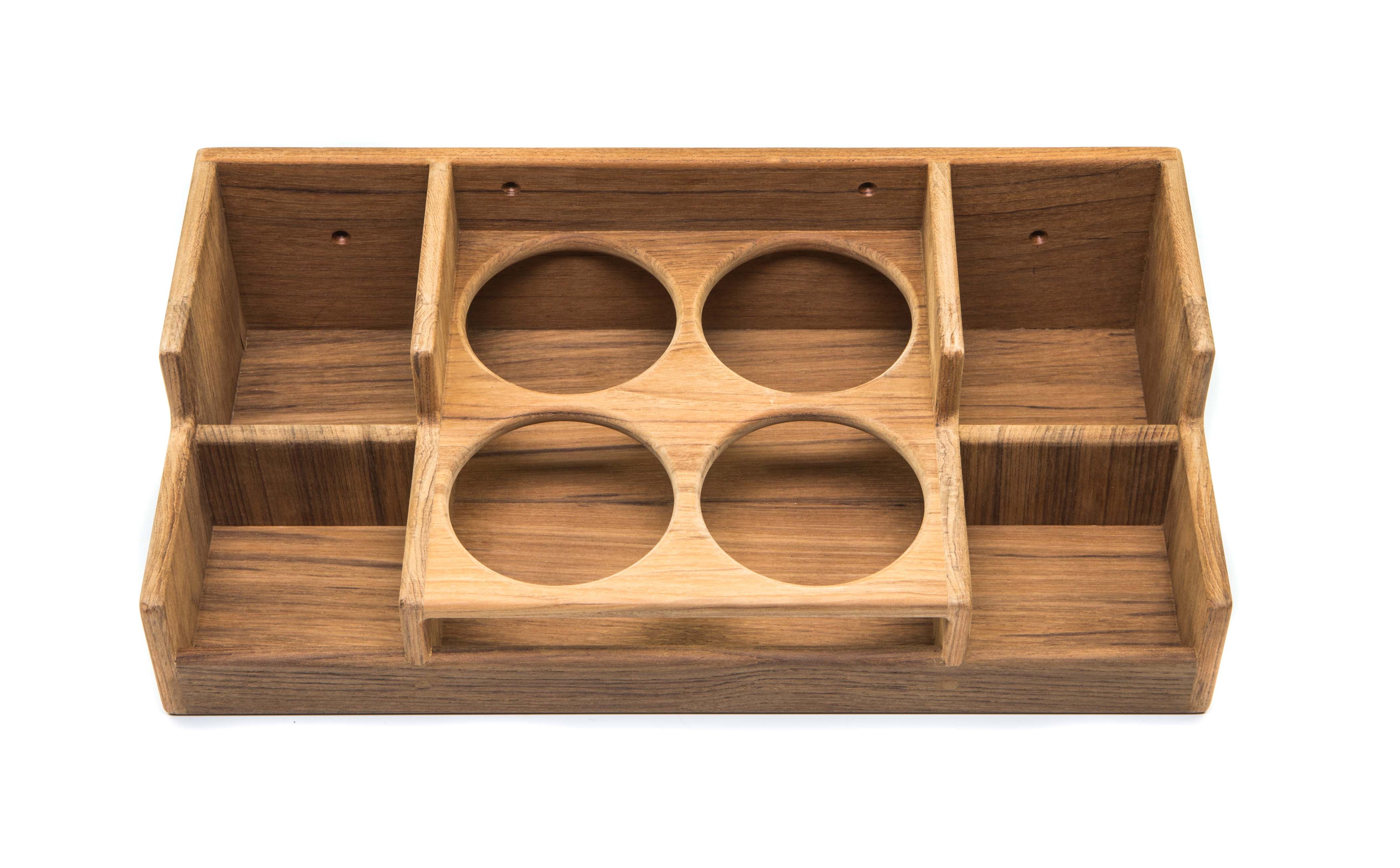 Whitecap Teak Bar Rack