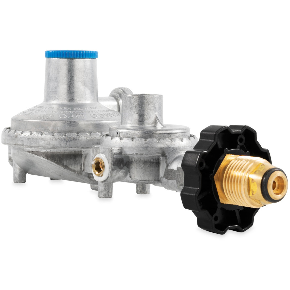 Camco Two Stage Regulator - Horizontal with POL
