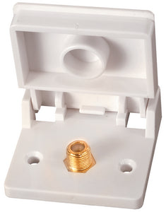 White Weatherproof TV Jack