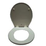 Raritan Hi-Boy Seat & Cover, Almond