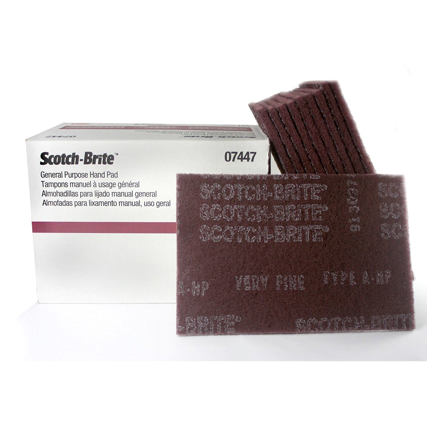 Scotch-Brite General Purpose Pad - Maroon