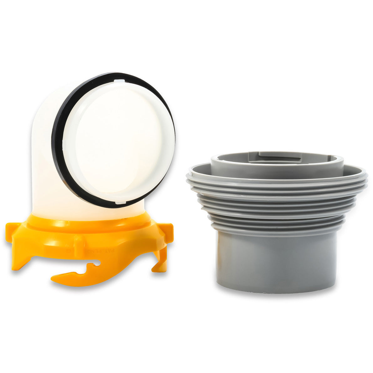 Camco Revolution Bayonet Elbow - RV Sewer Hose Fitting with 4-in-1 Adapter